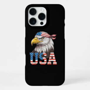 USA Amerikanische Flagge Männer Frauen Kinder Weiß iPhone 16 Pro Max Hülle