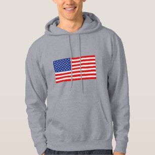 USA - amerikanische Flagge mit korrekten Abmessung Hoodie