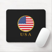 USA - Amerikanische Flagge Mousepad (Mit Mouse)