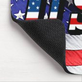 USA - Amerikanische Flagge Mousepad (Ecke)