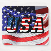USA - Amerikanische Flagge Mousepad (Vorne)