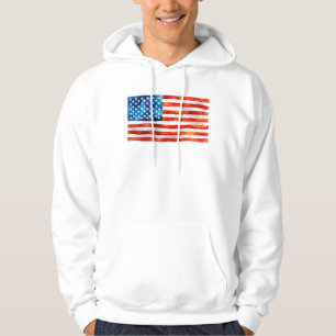 USA Amerikanische Flagge Patriot 4. Juli Parade Ve Hoodie