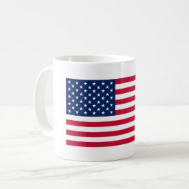USA Amerikanische Flagge Patriotischer Becher Kaffeetasse