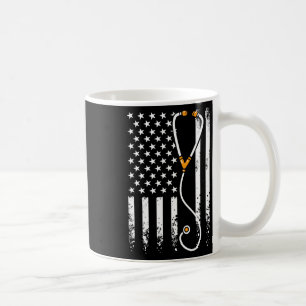 Usa Amerikanische Flagge Patriotischer Tag der Kra Kaffeetasse