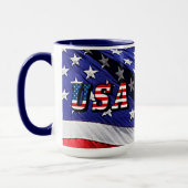 USA - Amerikanische Flagge Tasse (Links)
