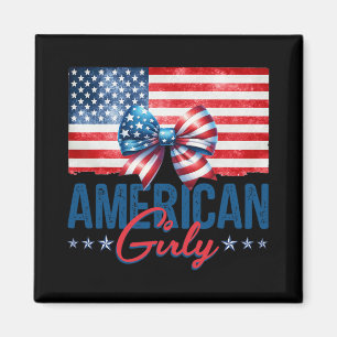 Usa Amerikanische Flagge Vintage Fußball 4. Juli P Magnet