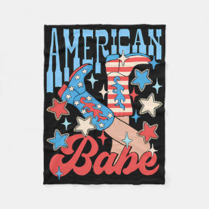 Usa Amerikanische Flagge Vintage Mechanikerschlüss Fleecedecke