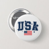USA-Anstecknadel Button (Vorne & Hinten)