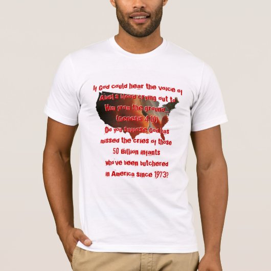 USA-Antiabtreibungs-T - Shirt (Vorderseite)