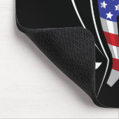 Usa Anzug Smoking patriotisch 4. Juli Flagge Ameri Mousepad (Ecke)