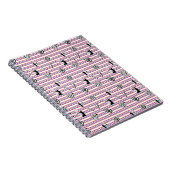 USA Archery Pattern - Silhouette Archers Notizblock (Rechte Seite)