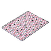 USA Archery Pattern - Silhouette Archers Notizblock (Linke Seite)