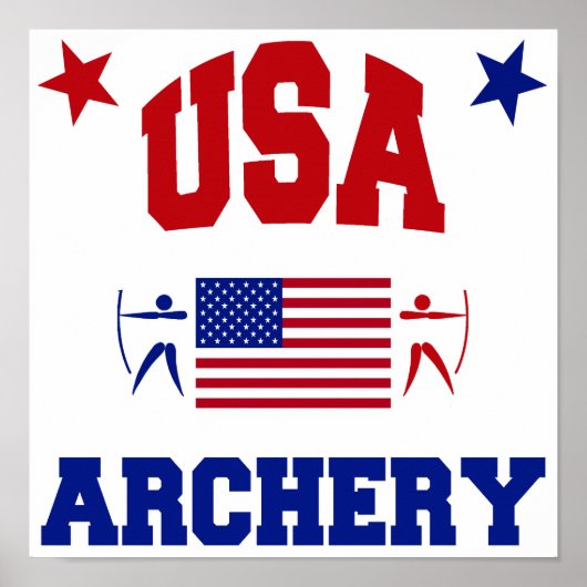 USA Archery Poster (Vorne)