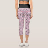 USA Archery Silhouette Pattern Capri Leggings (Rückseite)