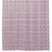 USA Archery Silhouette Pattern Duschvorhang (Vorderseite)