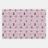 USA Archery Silhouette Pattern Geschenkpapier Set (Vorderseite 3)