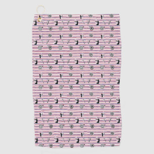 USA Archery Silhouette Pattern Golfhandtuch