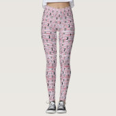 USA Archery Silhouette Pattern Leggings (Vorderseite)