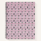 USA Archery Silhouette Pattern Notizblock (Vorderseite)