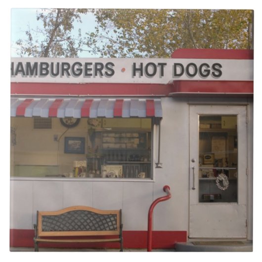 USA, Arizona, Bisbee: Schattiges Dell-Motel, alle Fliese (Vorderseite)