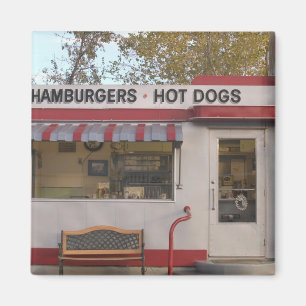 USA, Arizona, Bisbee: Schattiges Dell-Motel, alle Magnet