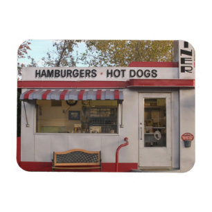 USA, Arizona, Bisbee: Schattiges Dell-Motel, alle Magnet