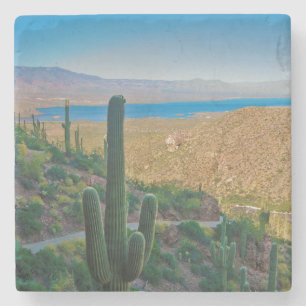 USA, Arizona. Blick vom Eingang zum Tonto Steinuntersetzer
