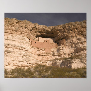 USA, Arizona, Camp Verde: Montezuma-Schloss Poster