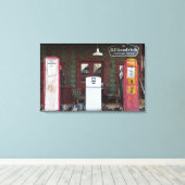 USA, Arizona. Chloride Ghost Town, altes Gas Leinwanddruck (Insitu (Holzboden))