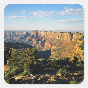 USA, Arizona, Grand Canyon National Park, Ansicht Quadratischer Aufkleber