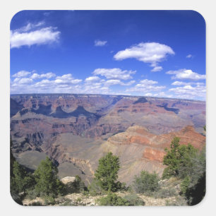 USA, Arizona, Grand Canyon National Park, South Quadratischer Aufkleber