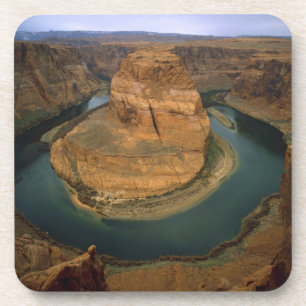 USA, Arizona. Horseshoe Bend zeigt Erosion durch Getränkeuntersetzer