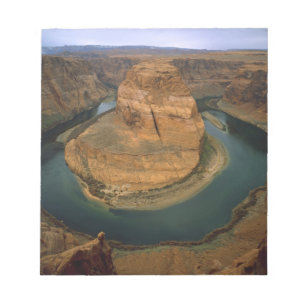 USA, Arizona. Horseshoe Bend zeigt Erosion durch Notizblock