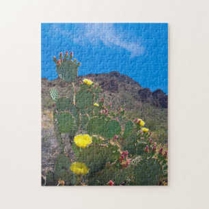 USA, Arizona. Kaktus in den Hügeln Puzzle