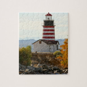 USA, Arizona, Lake Havasu City. Blick auf Westen Puzzle