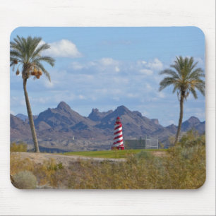 USA, Arizona, Lake Havasu City. Leuchtturm daneben Mousepad