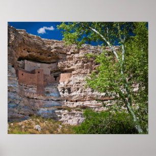 USA, Arizona. Montezuma Castle, The Ruins Poster