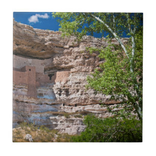 USA, Arizona. Montezuma-Schloss, Die Ruinen Fliese