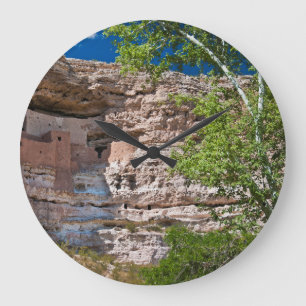 USA, Arizona. Montezuma-Schloss, Die Ruinen Große Wanduhr