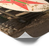 USA, Arizona, Sedona: Antike Werbezeichen Poster (Ecke)