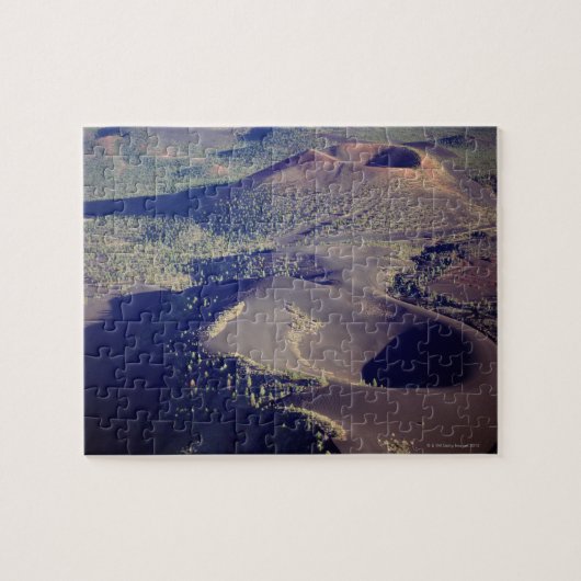 USA, Arizona, Sonnenuntergang-Krater-nationales Puzzle (Horizontal)