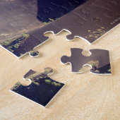 USA, Arizona, Sonnenuntergang-Krater-nationales Puzzle (Seite)