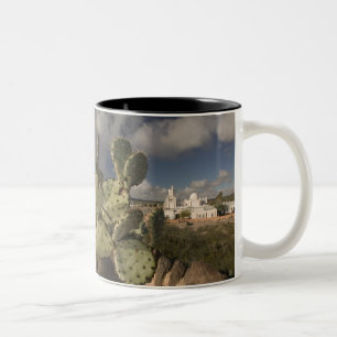USA, Arizona, Tucson: Mission San Xavier del Bac 2 Zweifarbige Tasse