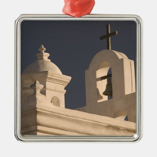 USA, Arizona, Tucson: Mission San Xavier del Bac Ornament Aus Metall (Vorne)