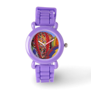 USA, Arizona, Val Vista. Farbenfrohe heiße Luft Armbanduhr