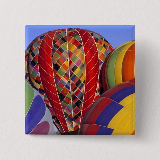 USA, Arizona, Val Vista. Farbenfrohe heiße Luft Button (Vorderseite)