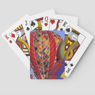 USA, Arizona, Val Vista. Farbige Heißluft Spielkarten