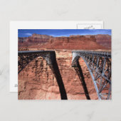 USA, Arizona, View of Navajo Bridge in Grand Postkarte (Vorne/Hinten)