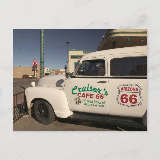USA, Arizona, Williams: Cruisers Cafe 66 Old Postkarte (Vorderseite)