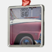 USA, Arizona, Williams. Funktelegrafie. 66 Stadt, Silbernes Ornament (Links)